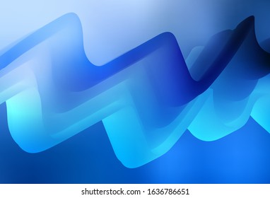 Light BLUE vector blurred shine abstract template. Shining colored illustration in smart style. Completely new design for your business.