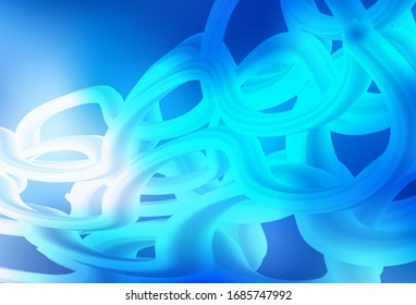 Vector AZUL claro difuminado brillo fondo abstracto. Una ilustración de color completamente nueva en un estilo borroso. Nuevo diseño para su negocio.