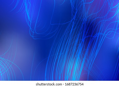 Light BLUE vector blurred shine abstract texture. Creative illustration in halftone style with gradient. The best blurred design for your business.