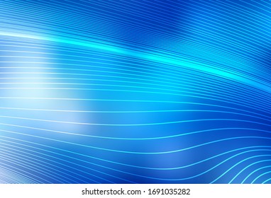 Planta abstracta de brillo difuminado del vector de AZUL claro. Ilustración abstracta de color con degradado. Nueva forma de tu diseño.