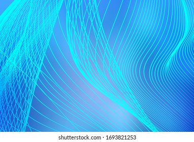 Light BLUE vector blurred shine abstract texture. Colorful illustration in abstract style with gradient. New design for your business.