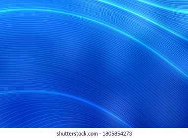 Light BLUE vector blurred shine abstract template. Glitter abstract illustration with gradient design. New way of your design.