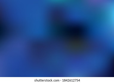 Light BLUE vector blurred shine abstract template. An elegant bright illustration with gradient. New way of your design.