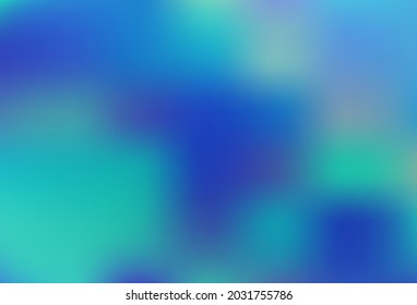 El vector ligero AZUL borroso brillo patrón abstracto. Una ilustración de color completamente nueva en un estilo bokeh. Plantilla para cualquier libro de marca.
