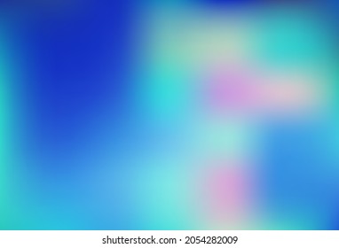 Light BLUE vector blurred shine abstract background. A completely new color illustration in a bokeh style. Design for your web site.