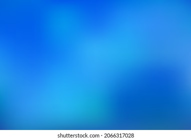 Light BLUE vector blurred shine abstract background. Colorful abstract illustration with gradient. Best blurred design for your business.