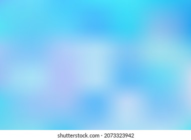 Light BLUE vector blurred shine abstract template. A vague abstract illustration with gradient. Sample for your creative designs.