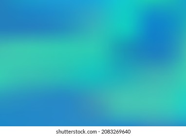 Light BLUE vector blurred shine abstract background. Creative illustration in halftone style with gradient. Brand new template for your design.
