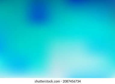 Plantilla abstracta de brillo de vectores ligeros BLUE borrosa. Ilustración abstracta moderna con gradiente. Mejor diseño borroso para su negocio.