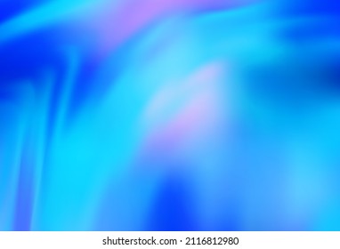 Light BLUE vector blurred shine abstract texture. A completely new colored illustration in blur style. Elegant background for a brand book.