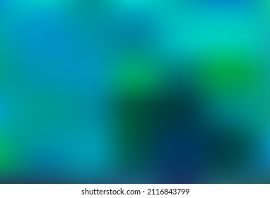 Hellblauer Vektorunscharf glänzend abstraktes Muster. Farbige Illustration im abstrakten Stil mit Farbverlauf. Bestes unscharfes Design für Ihr Unternehmen.