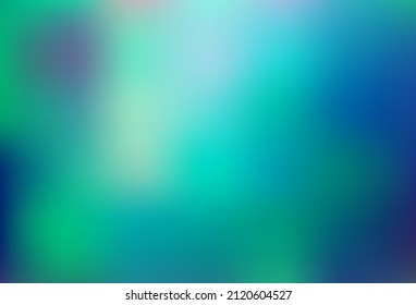 Light BLUE vector blurred shine abstract template. Shining colorful illustration in a Brand new style. Template for any brand book.