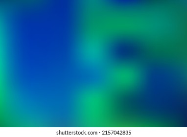 Light BLUE vector blurred shine abstract template. An elegant bright illustration with gradient. Brand new template for your design.