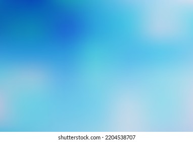 Light BLUE vector blurred shine abstract background. Colorful illustration in blurry style with gradient. Brand new style for your business design.