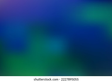 Hellblauer Vektorunscharf glänzende abstrakte Vorlage. Eine komplett neue Farbgrafik im Bokeh-Stil. Design für Ihre Website.