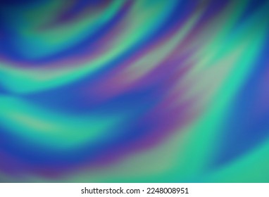Light BLUE vector blurred shine abstract template. Colorful abstract illustration with gradient. Blurred design for your web site.