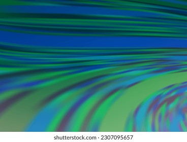 Light BLUE vector blurred shine abstract template. Creative illustration in halftone style with gradient. The background for your creative designs.
