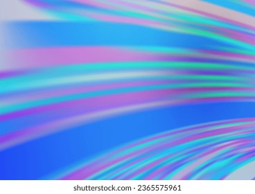 Light BLUE vector blurred shine abstract pattern. An elegant bright illustration with gradient. A completely new template for your design.