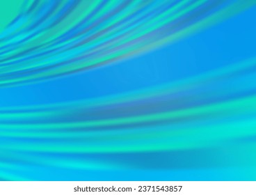 Light BLUE vector blurred shine abstract background. A completely new color illustration in a bokeh style. Brand new style for your business design.