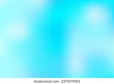 Light BLUE vector blurred shine abstract pattern. Glitter abstract illustration with an elegant design. Brand new template for your design.