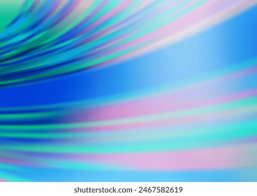 Light BLUE vector blurred shine abstract template. Colorful illustration in abstract style with gradient. A completely new design for your business.