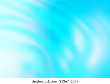 Light BLUE vector blurred shine abstract template. An elegant bright illustration with gradient. The blurred design can be used for your web site.