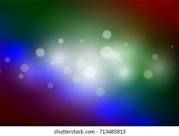 Light BLUE vector blurred shine abstract pattern. Brand-new colored illustration in blurry style with gradient. The blurred design can be used for your web site.