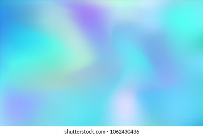 Light BLUE vector blurred template. An elegant bright illustration with gradient. The template can be used as a background of a cell phone.