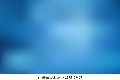 Light BLUE vector blurred template. Colorful abstract illustration with gradient. Blurred design for your web site.