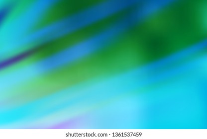 Light BLUE vector blurred template. Colorful illustration in abstract style with gradient. New style design for your brand book.