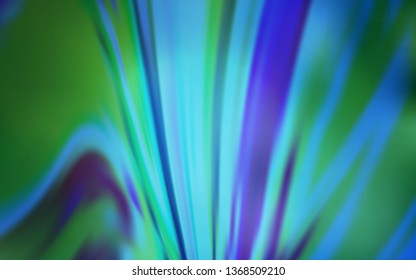 Light BLUE vector blurred template. A completely new colored illustration in blur style. The best blurred design for your business.