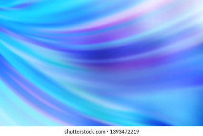 Light BLUE vector blurred template. Glitter abstract illustration with gradient design. Background for designs.