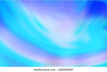 Light BLUE vector blurred template. New colored illustration in blur style with gradient. New way of your design.
