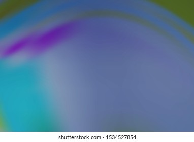 Light BLUE vector blurred template. Colorful abstract illustration with gradient. Completely new design for your business.