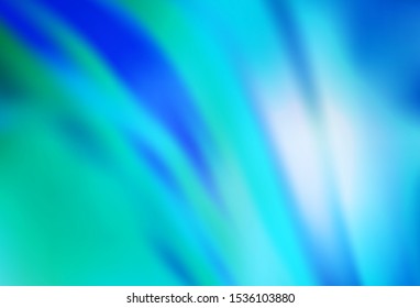 Light BLUE vector blurred template. Colorful abstract illustration with gradient. Elegant background for a brand book.