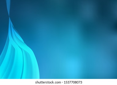 Light BLUE vector blurred template. New colored illustration in blur style with gradient. Completely new design for your business.