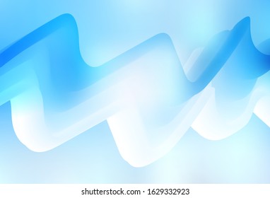 Light BLUE vector blurred template. Glitter abstract illustration with gradient design. Smart design for your work.