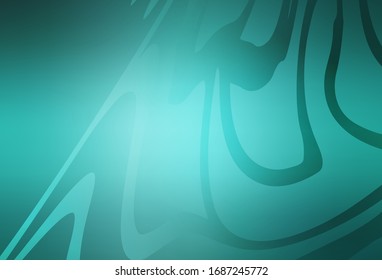 Light blue vector blurred template. Colorful illustration in abstract style with gradient. Elegant background for a brand book.