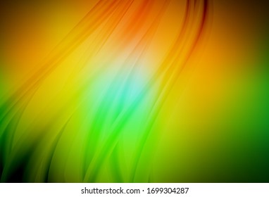 Light BLUE vector blurred template. A completely new colored illustration in blur style. New style for your business design.