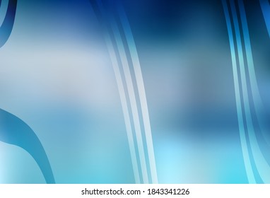 Light BLUE vector blurred template. An elegant bright illustration with gradient. Blurred design for your web site.