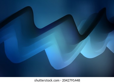 Light BLUE vector blurred template. Colorful abstract illustration with gradient. Elegant background for a brand book.
