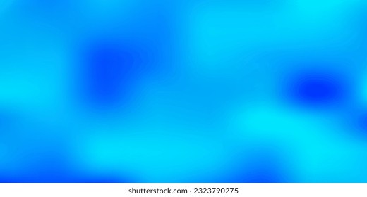 Plantilla borrosa de vector azul claro. Ilustración colorida con gradiente en estilo abstracto. Muestra para tus diseños.