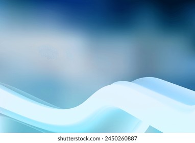Light BLUE vector blurred template. Shining colorful illustration in smart style. New design for your business.