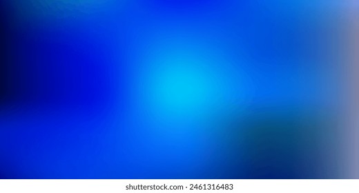 Vector azul claro Plantilla borrosa. Ilustración abstracta colorida con degradado borroso. Diseño de App multiusos.
