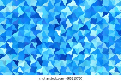 Light BLUE vector blurry arched pattern. Modern geometrical abstract illustration with gradient bandy lines. A completely new design for your business.