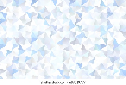 Light BLUE vector blurry arched template. Brand-new colored illustration in blurry style with gradient. The polygonal design can be used for your web site.