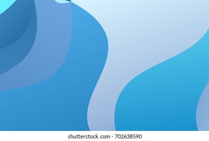 Light BLUE vector blurry arched template. Brand-new colored illustration in blurry style with gradient. A completely new template for your business design.
