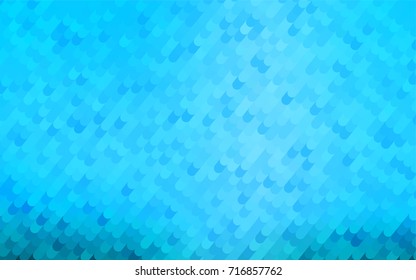 Light BLUE vector blurry arched background. Colorful illustration in abstract cranked style with gradient. The elegant pattern can be used as part of a brand book.