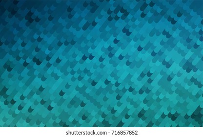 Light BLUE vector blurry arched template. Modern geometrical abstract illustration with gradient bandy lines. Brand-new style for your business design.