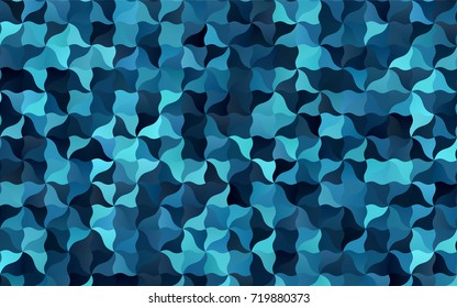 Light BLUE vector blurry arched pattern. Creative illustration in halftone arched style with gradient. The completely new template can be used for your brand book.